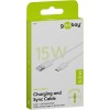 USB-C-lataus- ja synkronointikaapeli (USB-A, USB-C)