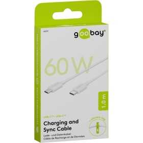 USB-C-lataus- ja synkronointikaapeli, 1 metri.