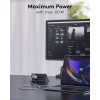 USB-C Supersoft -tekstiilikaapeli metalliliittimillä, 2 m, valkoinen