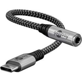 USB-C-sovitin Jackiin, 3,5 mm AUX, 0,15metriä.