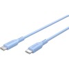 USB-C-silikonikaapeli, 1,5 m, sininen
