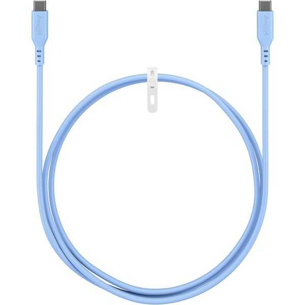 USB-C-silikonikaapeli, 1,5 m, sininen