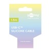 USB-C-silikonikaapeli, 1,5 m, sininen