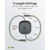 Itsekelautuvakaapeli USB-C, 1 m, musta/ hopea