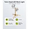LED-työvalo teleskooppijalustalla, 2 x 50 W