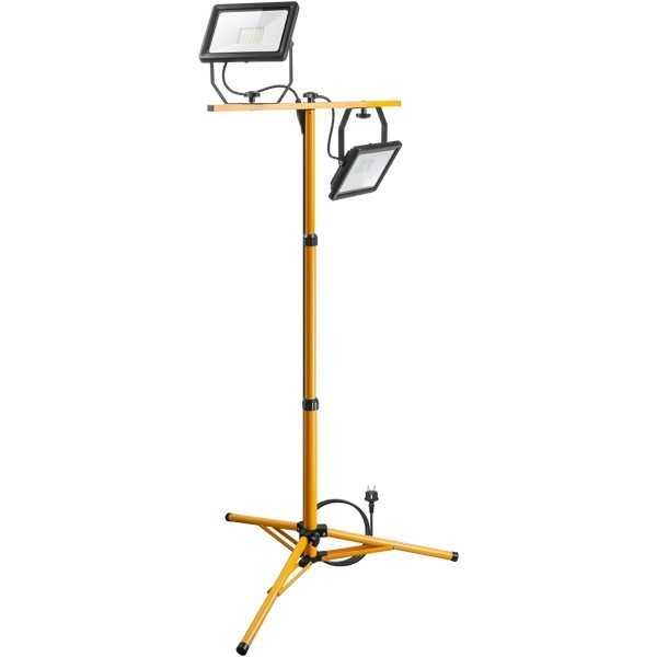 LED-työvalo teleskooppijalustalla, 2 x 50 W