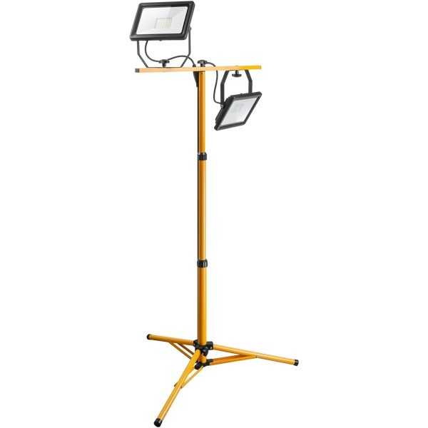 LED-työvalo teleskooppijalustalla, 2 x 50 W