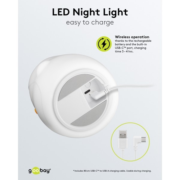 LED-yövalo "Pingviini"