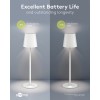 Langaton LED-pöytävalaisin, koko M, 38 cm, RGBW, valkoinen