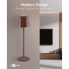 Langaton LED-pöytävalaisin, koko M, 38 cm, RGBW, kuparinvärinen