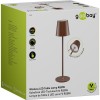 Langaton LED-pöytävalaisin, koko M, 38 cm, RGBW, kuparinvärinen