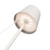 Langaton LED-pöytävalaisin, koko M, 37 cm, valkoinen