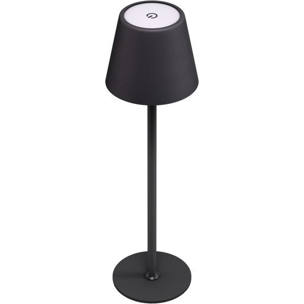 Langaton LED-pöytävalaisin, koko M, 37 cm, musta