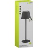 Langaton LED-pöytävalaisin, koko M, 37 cm, musta