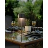Langaton LED-pöytävalaisin, koko S, 25 cm, musta