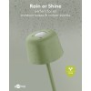 Langaton LED-pöytävalaisin, koko S, 25 cm, vihreä