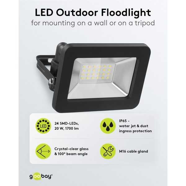 LED-ulkovalonheitin, 20 W