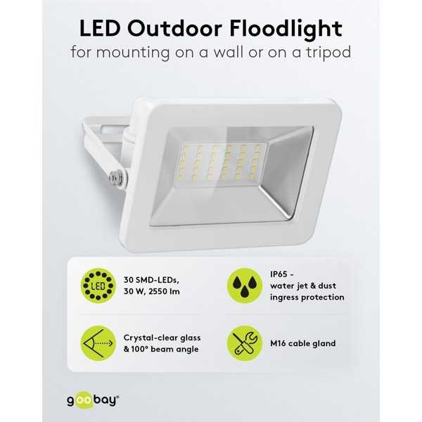 LED-ulkovalonheitin, 30 W