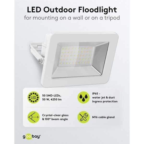 LED-ulkovalonheitin, 50 W