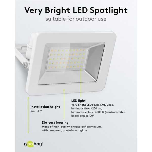 LED-ulkovalonheitin, 50 W