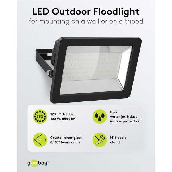 LED-ulkovalonheitin, 100 W