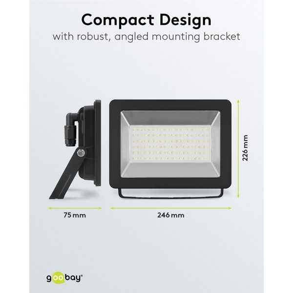 LED-ulkovalonheitin, 100 W