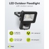 LED-ulkovalonheitin, 10 W, liiketunnistimella