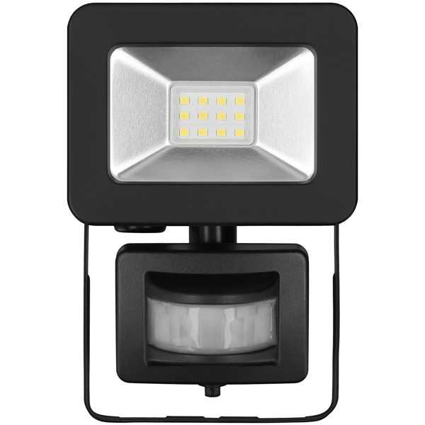 LED-ulkovalonheitin, 10 W, liiketunnistimella