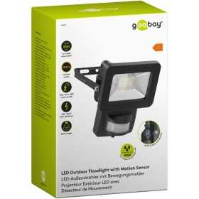 LED-ulkovalonheitin, 10 W, liiketunnistimella