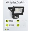 LED-ulkovalonheitin, 20 W, liiketunnistimella