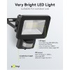 LED-ulkovalonheitin, 20 W, liiketunnistimella