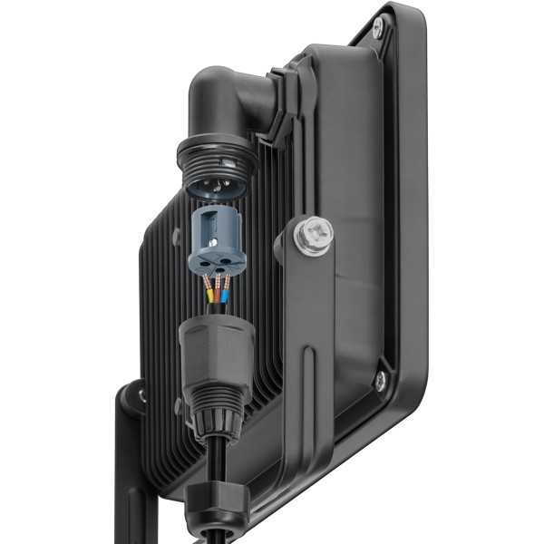 LED-ulkovalonheitin, 20 W, liiketunnistimella