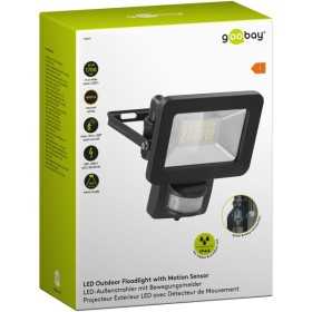 LED-ulkovalonheitin, 20 W, liiketunnistimella