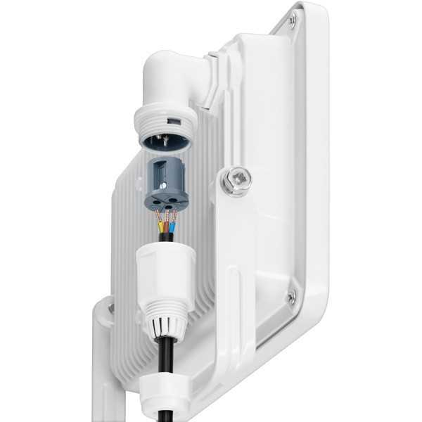LED-ulkovalonheitin, 30 W, liiketunnistimella