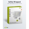 LED-ulkovalonheitin, 50 W, liiketunnistimella