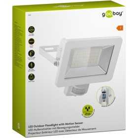 LED-ulkovalonheitin, 50 W, liiketunnistimella
