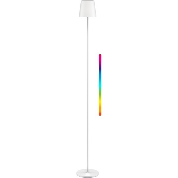 Langaton LED-lattiavalaisin, koko XL, 122 cm, RGBW, valkoinen