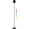 Langaton LED-lattiavalaisin, koko XL, 122 cm, RGBW, musta