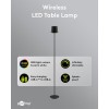 Langaton LED-lattiavalaisin, koko XL, 122 cm, RGBW, musta