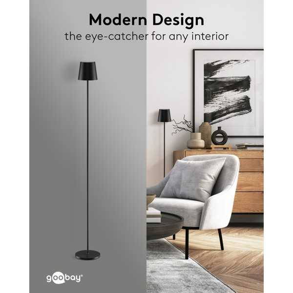 Langaton LED-lattiavalaisin, koko XL, 122 cm, RGBW, musta