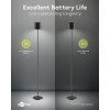 Langaton LED-lattiavalaisin, koko XL, 122 cm, RGBW, musta