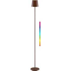 Langaton LED-lattiavalaisin, koko XL, 122 cm, RGBW, kuparinvärinen