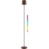 Langaton LED-lattiavalaisin, koko XL, 122 cm, RGBW, kuparinvärinen
