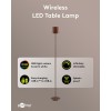 Langaton LED-lattiavalaisin, koko XL, 122 cm, RGBW, kuparinvärinen
