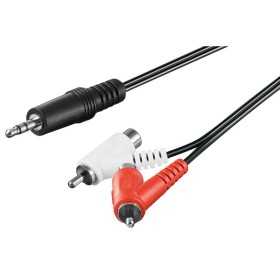 Äänikaapelisovitin, 3,5 mm:n uros - stereo RCA-uros/naaras