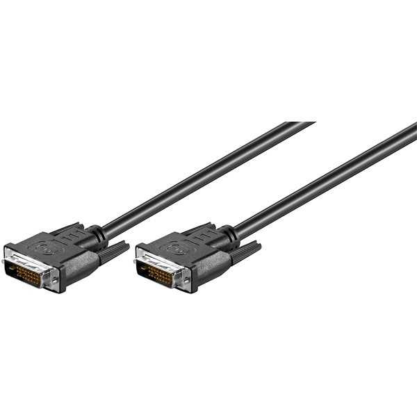 DVI-D Full HD -kaapeli Dual Link, nikkeli