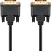 DVI-I Full HD -kaapeli Dual Link, kullattu