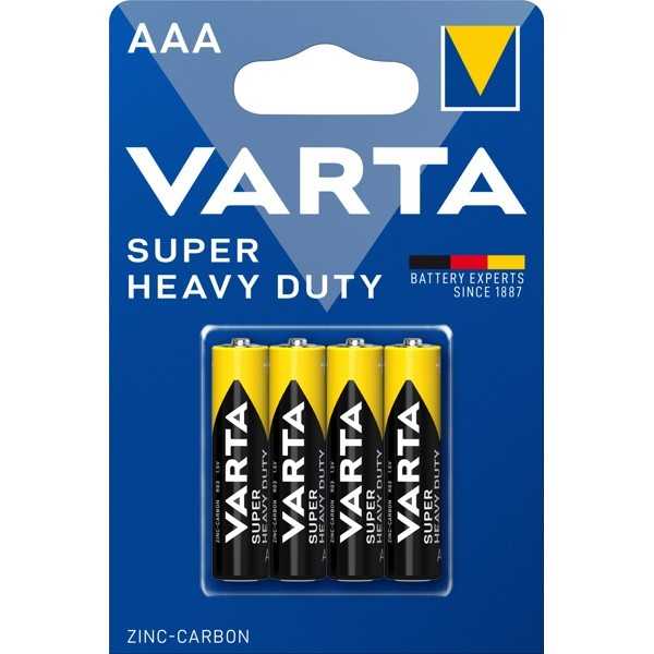 R03/AAA (mikro) (2003) paristot, 4 kpl läpipainopakkauksessa