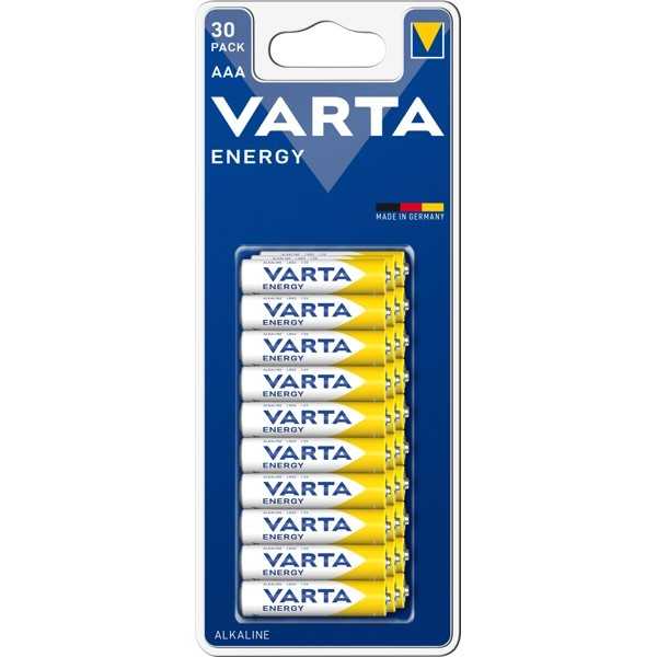 LR03/AAA (mikro) (4103) paristot, 30 kpl läpipainopakkauksessa