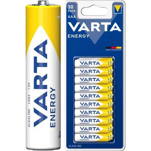 LR03/AAA (mikro) (4103) paristot, 30 kpl läpipainopakkauksessa